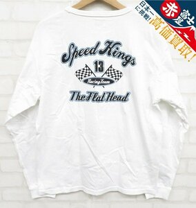 7T6459/フラットヘッド 長袖Tシャツ FN-THCL-105 THE FLATHEAD