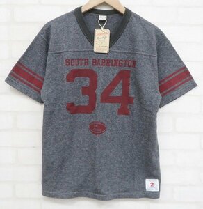 7T5840【クリックポスト対応】UES SOUTH BARRINGTON 34 半袖フットボールTシャツ ウエス