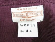 7T6675【クリックポスト対応】AtLast&Co butcher products Lot 209S 半袖ヘンリーネックTシャツ アットラスト ブッチャープロダクツ_画像4