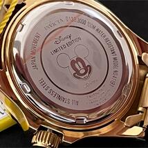 【Disney】INVICTA/新品未使用/ミッキー マウス/メンズ（レディース）腕時計/男性（女性）用/ディズニー/Mickey/お洒落/ブルー.ゴールド色_画像8