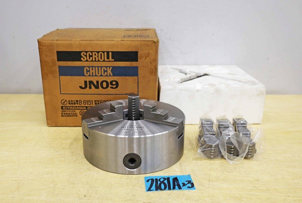 2181A23 KITAGAWA 北川鉄工所 スクロールチャック JN09 切削工具 2181A23 KITAGAWA 北川鉄工所 スクロールチャック JN09 切削工具