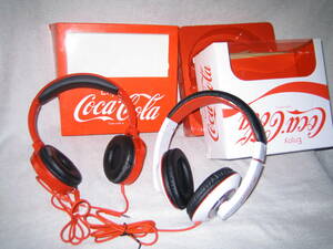 Coca-Cola コカ・コーラ ヘッドフォン Ｖｅｒ５ ライセンス商品 　　　２個セット