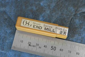 OSG 刃径3.9mm 2刃 ショート エンドミル 未使用