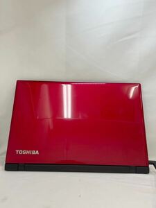 KT0922 TOSHIBA/東芝 dynabook T55 PT55TRP-BWA レッド ノートPC Windows10 Core i-5015U 動作品 初期化済み