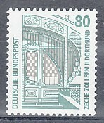 西ドイツ 1987年未使用NH 普通切手/名所史跡/ドルトムント#1342