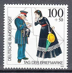 ドイツ 1993年未使用NH 切手の日#1692