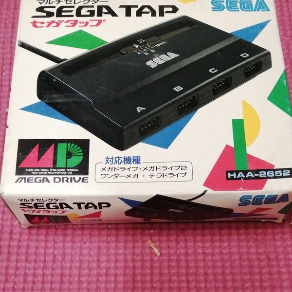 MD セガタップ 箱にダメージあり