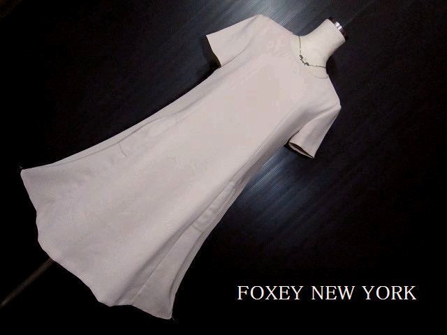 FOXEY NEW YORKフォクシーニューヨーク:ポケット付フレアーワンピ
