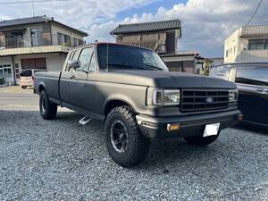 Vehicle inspection1990included　1991製　Ford　F250　2 door　Wキャブ　5 person　5800㏄　AT　2WD　リサイクル費用込み　福島Prefecture