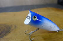 II018 Heddon/ヘドン トップウォーター CHUGGER SPOOK チャガー スプーク blue＆white ルアー フィッシング 釣り具/60_画像4