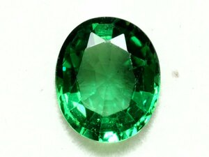 天然クロムトルマリン ルース 0.621 ct、ソーティング付き、ケース入り