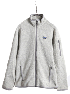 13年製 ■ パタゴニア ベターセーター ジャケット レディース S 古着 Patagonia アウトドア フリース ジャンパー フルジップ ニット 杢 灰