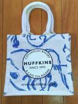 【新品】HUFFKINS ハフキンス エコバッグ ブルーティーリーフ_画像1