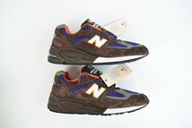 新品 USA製 New balance ニューバランス 定価3万4100円 990 v2 BR2 M990BR2 スニーカー シューズ　25.5 ㎝　US 7.5 管理番号M279Q58271_画像2