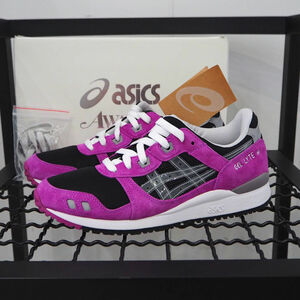  new goods Asics xa wake New York gel light 3 sneakers purple black black 25.5cm 25cm asics AWAKE NY GEL-LYTE Ⅲ OG