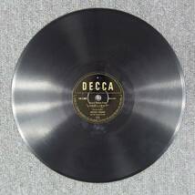 SP盤レコード VICTOR YOUNG / ライムライト 三浦洸一 / 赤い風車 DE-1383 DECCA nm1_画像2