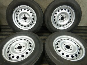 パT8034■165/80R14 91/90N LT YOKOHAMA ICEGUARD IG91 日産 スチール 5J 4H +40 PCD100★条件付送料無料★スタッドレス 貨物