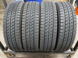 パF2837■165R13 LT 6PR　4本価格　BRIDGESTONE BLIZZAK VL1　送料無料 冬 ’19年 8分山 サクシード プロボックス ADバン NV150 商用車