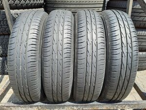 パF3427■145/80R13 75S　4本価格　DUNLOP ENASAVE EC203　送料無料 夏 ムーヴ タント N-BOX モコ MRワゴン ルークス パレット ラパン