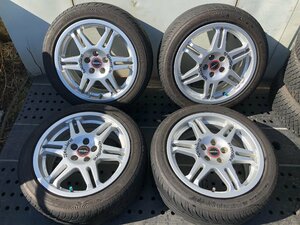 J4F1719■195/50R16 84V　4本価格　NANKANG ULTRA SPORT NS-Ⅱ　SPEED LINE アルミ　送料無料 夏 2020年 16×7J +48 5穴 PCD100 ハブ径56㎜