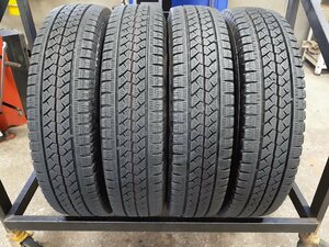 パF2279■155/80R14 88/86N LT　4本価格　BRIDGESTONE BLIZZAK VL1　送料無料 冬 プロボックス サクシード ADバン パートナー 商用車