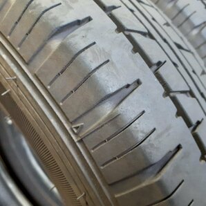 パF2168②■155/80R14 88/86N LT 2本のみ DUNLOP ENASAVE VAN01 送料無料 夏 2021年 プロボックス サクシード ADバン 貨物 商用 バンの画像8