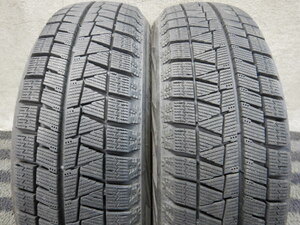 2本のみ★CT5076②■165/60R15 BRIDGESTONE BLIZZAK REVOGZ ■条件付送料無料■8～9分山 バリ山 スペア