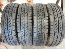 4本価格★パT6189■165R13 6PR BRIDGESTONE BLIZZAK VL1 19年★条件付送料無料★8分山 バリ溝 プロボックス サクシード_画像1