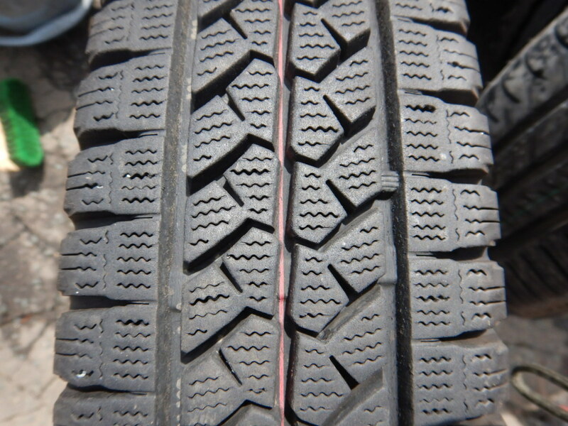 1本のみ★PT5678①■155/80R14 88/86N LT BRIDGESTONE BLIZZAK VL1 19年■条件付送料無料■スペア 8分山