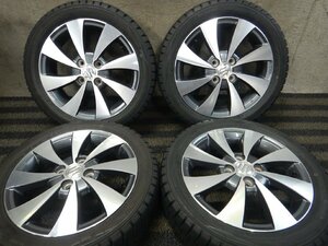 J1T8143■165/55R15 DUNLOP WINTERMAXX 02 スズキ純正 4.5J 4H PCD100★条件付送料無料★19年製 バリ山 スタッドレス ワゴンR パレット