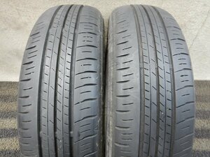 DT6556②■165/65R14 DUNLOP ENASAVE EC300+ 17年 2本のみ★条件付送料無料★夏タイヤ