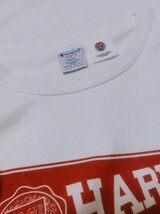 Champion　チャンピオン　T1011　肉厚　ヘビーウエイト　Tシャツ　ハーバード大学　HARVARD　白　Ｓ　ユニセックス　_画像2