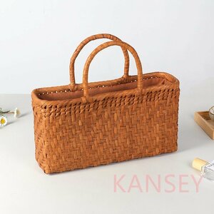  beautiful goods appearance * worker. handmade beautiful goods new goods worker hand-knitted . mountain .. basket bag 