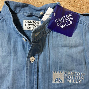 CANTON COTTON MILLS キャントン デニム シャンブレー シャツ M L