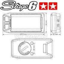 Stage6レブカウンターMK2橙ライブディオZX/スーパーディオZX/マジェスティ125/シグナスX/SR400/セロー225/セロー250/WR250R/WR250X等_画像6