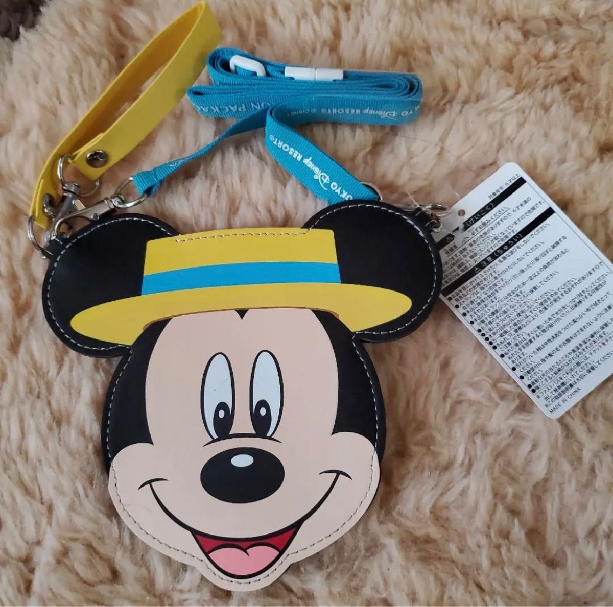 レア中古 美品 ディズニー チケットホルダー ミッキー ミニー ペア