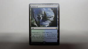 MTG.. ground. .Lumbering Falls rare Japanese edition 1 sheets Magic * The *gya The ring beautiful goods 