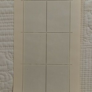 【 切手趣味週間 】 切手シート 1976 年 彦根屏風 2種連刷 未使用 郵便切手 昭和の画像7