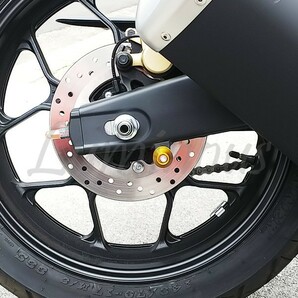 YZF-R1 YZF-R3 YZF-R6 YZF-R25 YZF-R125 汎用 レーシングスタンド フックボルト スイングアーム スライダー ボス M6 6mm 対応 黒の画像9