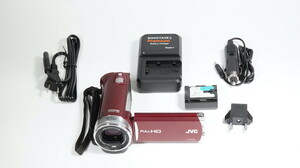 JVC Victor Everio GZ-E117-R レッド 動作OK 1週間保証 /9260