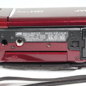 JVC Victor Everio GZ-E117-R レッド 動作OK 1週間保証 /9306の画像9