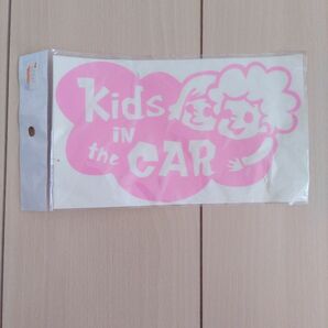 kids in the CAR　ステッカー　VILLAGE VANGUARD