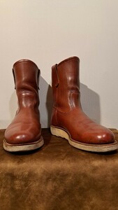 1999年製◆四角犬タグ◆REDWING レッドウィング 866 PECOS BOOTS ペコスブーツ 7.5E(25.5～26.5cm) 