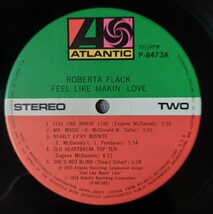 Roberta FlackFeel Like Makin' Love/1975年帯付き国内盤Atlantic P-8473A_画像7