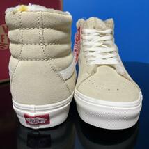 27.5cm ★ VANS SK8-HI スケートハイ レザー ハイトップ ボア スエード 天然皮革 スニーカー スウェード バンズ ヴァンズ 31112-0001_画像4