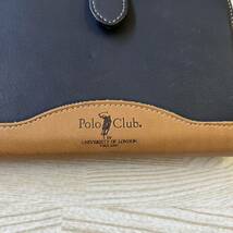 polo club ポロクラブ システム手帳 ネイビー カード入れあり ネイビー系 中古品 Y_画像2