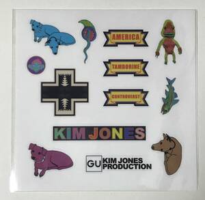 GU(ジーユー) - キム・ジョーンズ(KIM JONES) 第３弾コラボ ステッカー (未使用・限定品・非売品・ノベルティ)