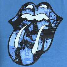 The Rolling Stones (ザ・ローリング・ストーンズ) - MEN 半袖 Tシャツ ロックT バンドT 青色 Lサイズ ベロマーク blue (タグ付き未着用品)_画像2