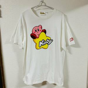 星のカービィ (Kirby's Dream Land) - 3Lサイズ 半袖Tシャツ カービィ 任天堂 NINTENDO ハル研究所 HAL研究所 (タグ付き新品未使用品)