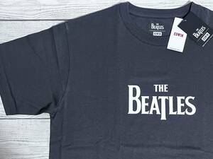 The Beatles(ビートルズ) x EDWIN(エドウイン) - 半袖 コラボ バンドロゴ Tシャツ XLサイズ 灰色 バンドTシャツ (タグ付き・新品未使用品)